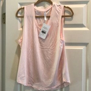 Fabletics light pink workout top